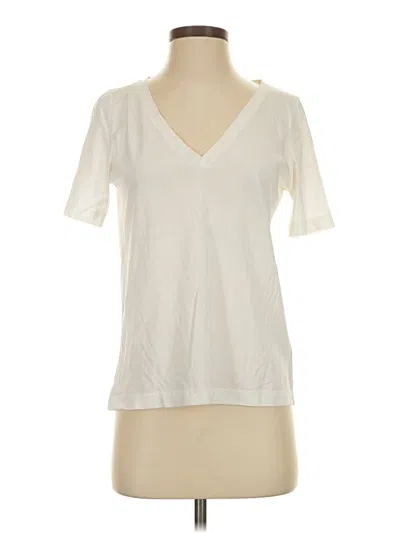 Pre-owned Cos Short Sleeve T-shirt In Ivory