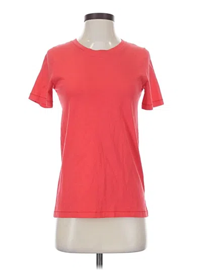 Pre-owned Cos Short Sleeve T-shirt In Red