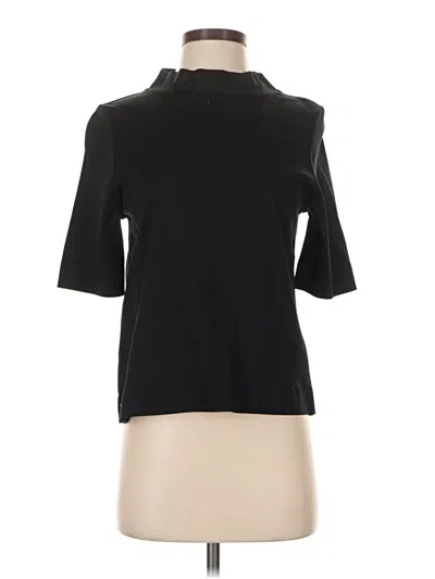 Pre-owned Cos Short Sleeve Turtleneck In Black