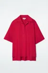 Cos Short-sleeved Resort Shirt In Red