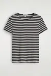 Cos Shrunken Slim Ribbed T-shirt
