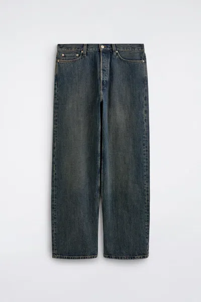 Cos Signature Regular-fit Straight-leg Jeans In Blue