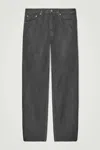 Cos Signature Straight-leg Jeans In Black