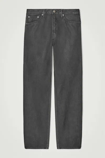 Cos Signature Straight-leg Jeans In Black