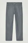 Cos Signature Straight-leg Jeans In Grey