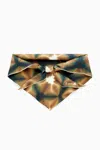 Cos Silk Neck Scarf In Beige