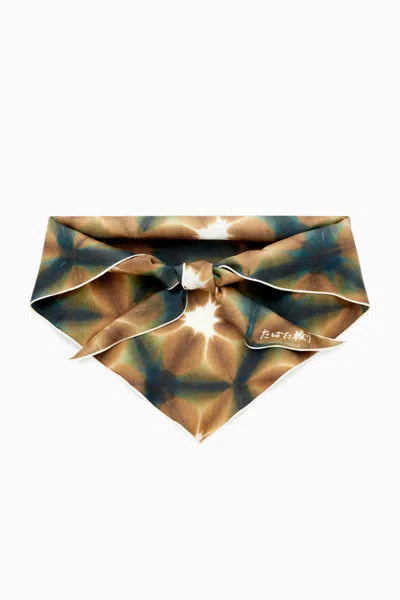 Cos Silk Neck Scarf In Beige