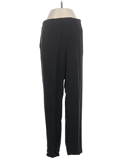 Pre-owned Cos Silk Pants In Black