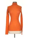 Cos Silk Pullover Sweater In Orange
