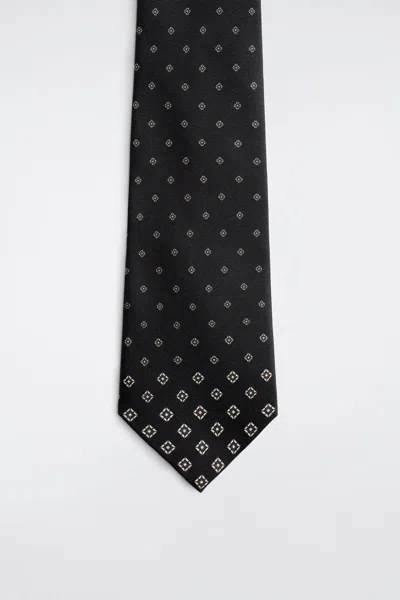 Cos Silk-foulard Tie In Multi