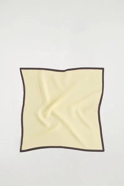 Cos Silk-organza Scarf In Brown