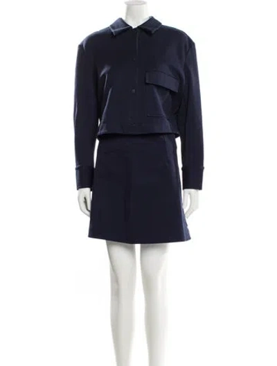 Pre-owned Cos Skirt Set In Blue