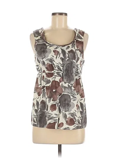 Pre-owned Cos Sleeveless Blouse In Brown