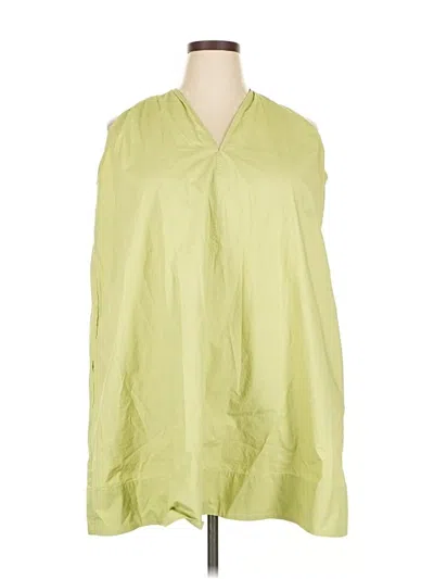 Pre-owned Cos Sleeveless Blouse In Green