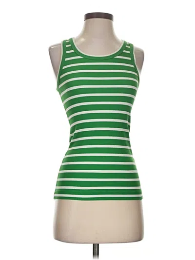 Pre-owned Cos Sleeveless Top Green Boatneck Tops