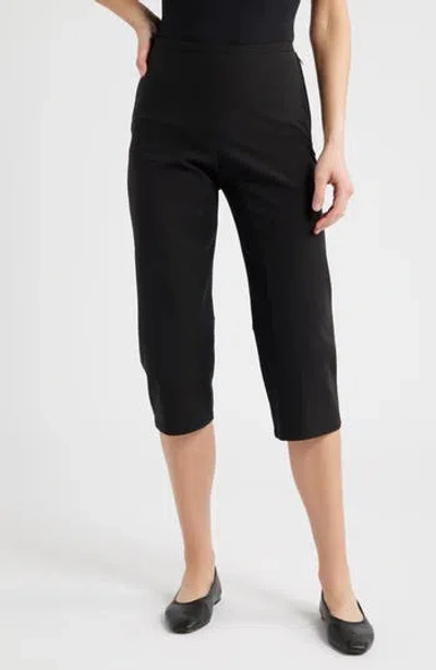 Cos Slim Capri Pants In Black