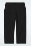 Cos Slim Capri Trousers In Black