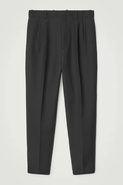 Cos Slim Cigarette Pants In Black