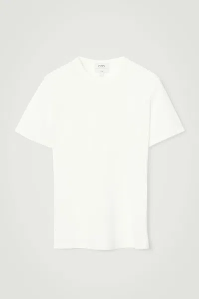 Cos Slim T-shirt In White