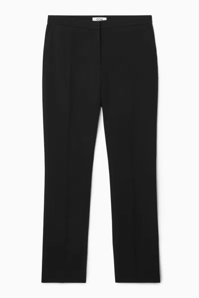 Cos Slim Tailored Pants In Black