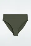 Cos Slip Bikini In Scuba A Vita Alta In Verde