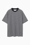 Cos Slouched T-shirt In Blue