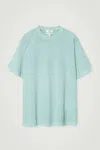 Cos Slouched T-shirt In Turquoise