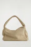 COS SLOUCHY TOTE BAG - RAFFIA