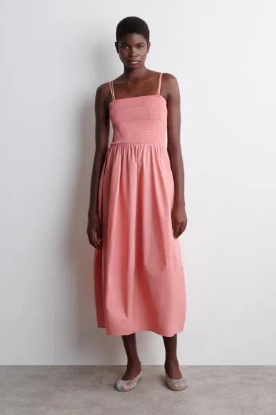 Cos Smocked Midi Dress