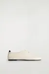 Cos Soft Leather Brogues In Neutral