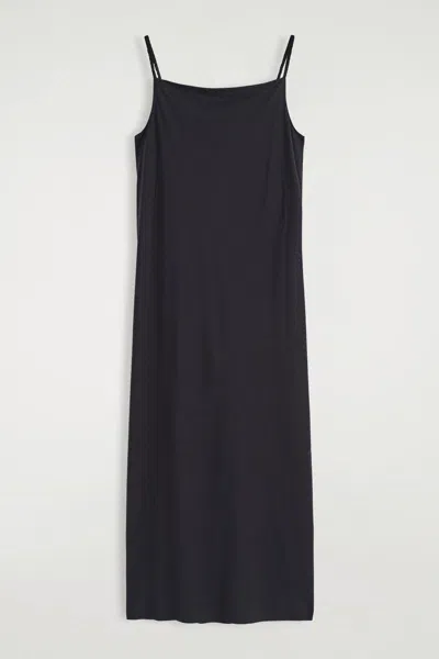 Cos Square-neck Strappy Jersey Dress