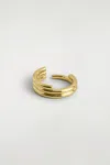 Cos Stacked Ring In Gold