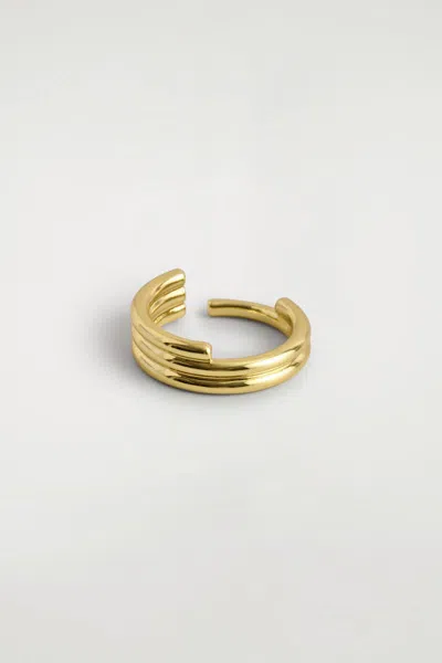 Cos Stacked Ring In Gold