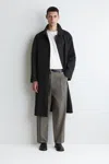 Cos Straight-leg Cotton-twill Pants In Sand