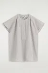 Cos Striped Flared-sleeve Blouse