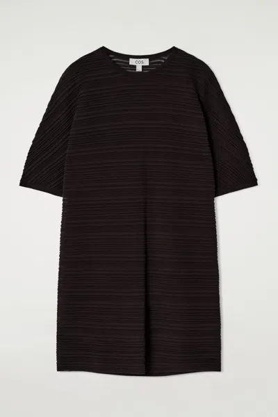 Cos Striped Knitted Mini Dress