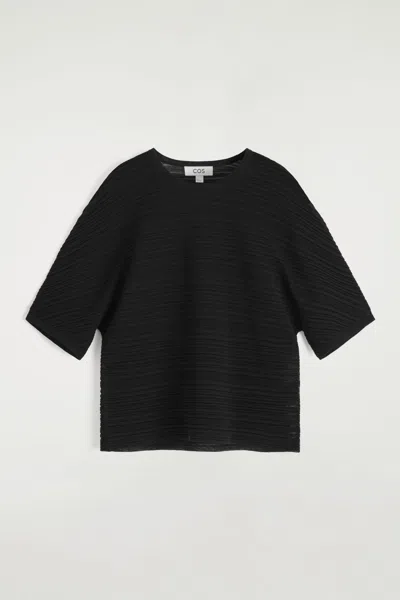 Cos Striped Knitted T-shirt