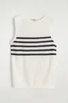 Cos Striped Knitted Tank Top