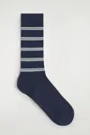 Cos Striped Ribbed Cotton Socks