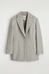 Cos Structured Wool-blend Blazer In Beige In Sand
