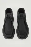 Cos Suede Desert Boots In Black