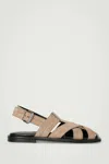 Cos Suede Fisherman Sandals In Beige