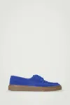 Cos Suede Trainer Boat Shoes In Blue
