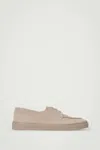 Cos Suede Trainer Boat Shoes In Brown