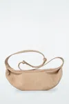 Cos Swing Crossbody - Suede In Beige
