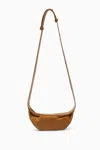 Cos Swing Micro Crossbody - Leather In Brown