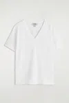 Cos T-shirt À Col En V En Coton