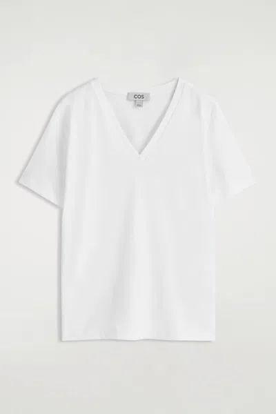 Cos T-shirt À Col En V En Coton