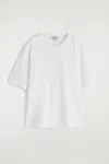 Cos T-shirt In Cotone Dal Taglio Rilassato In Bianco