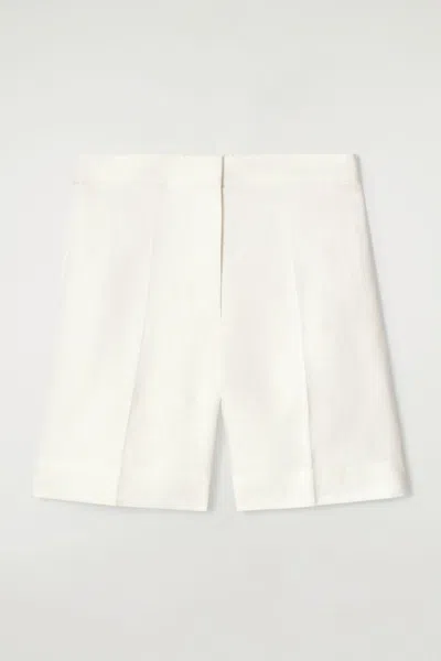 Cos Tailored Elasticated Linen Shorts
